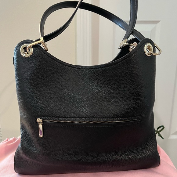 Kate Spade Loop Black Leather Shoulder Handbag - Picture 7 of 15